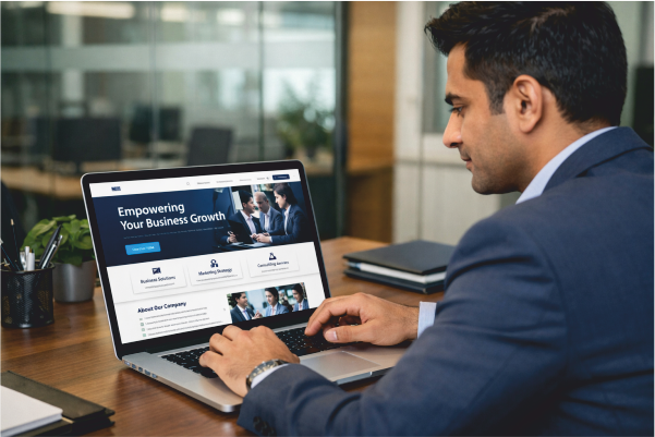 Corporate and business website design